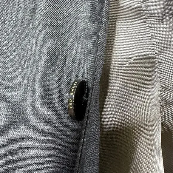 Ted Baker NWOT Endurance Jarrow CT Gray Men's 42L Blazer 100% Wool 2 Button